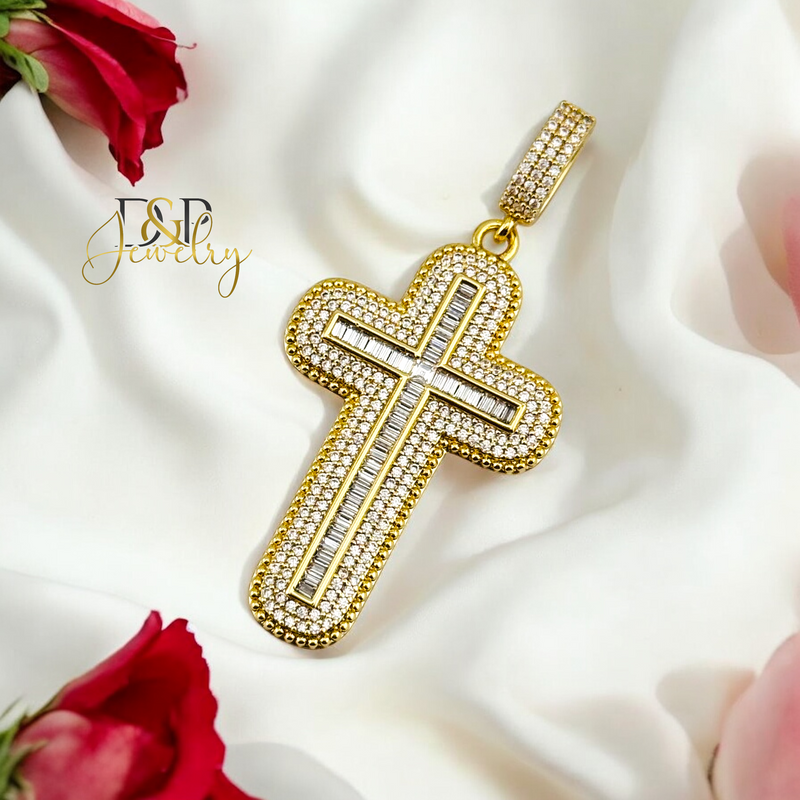 14K WOMEN / CROSS PENDANT P738