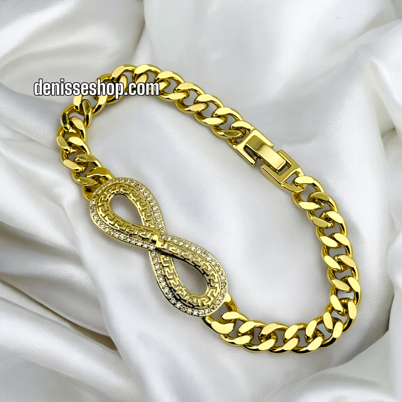 14K INFINITY GOLD BRACELET BR433