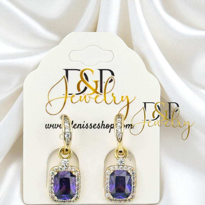 14K ELEGANT HOOP EARRING HP768