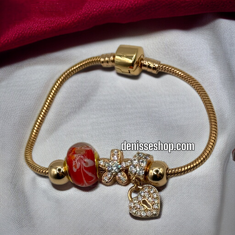 18K PANDORA BRACELET BR302