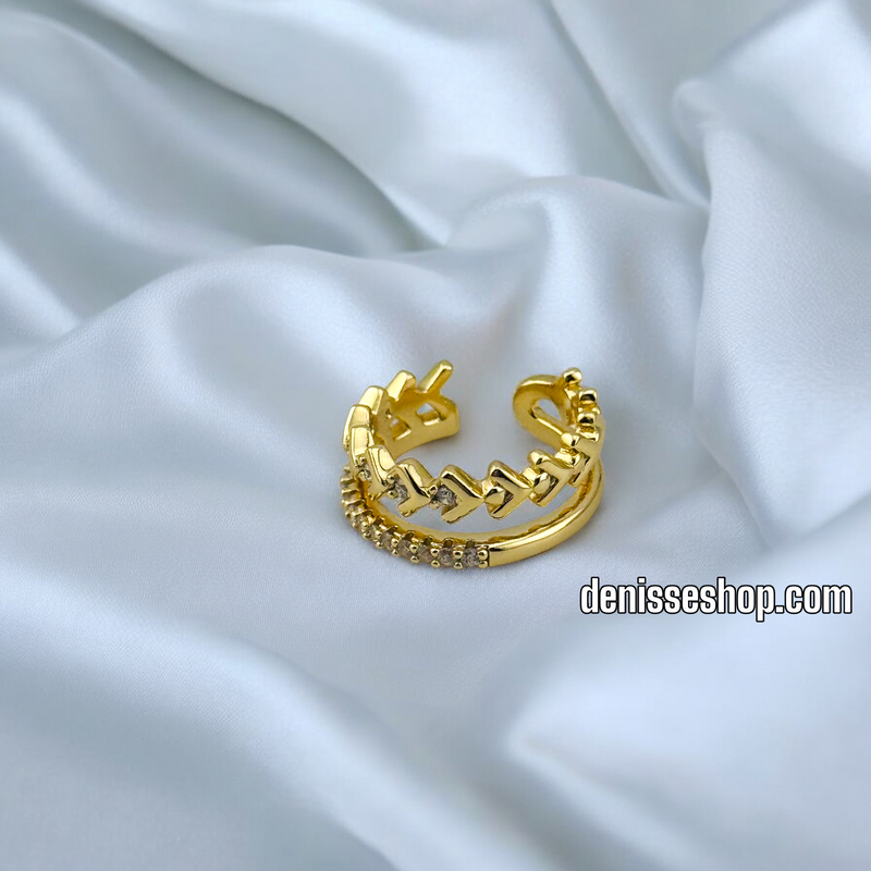 14K GOLD EAR CUFF E784