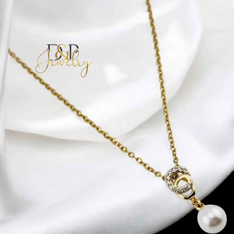 14K GOLD /PEARL NECKLACE N300