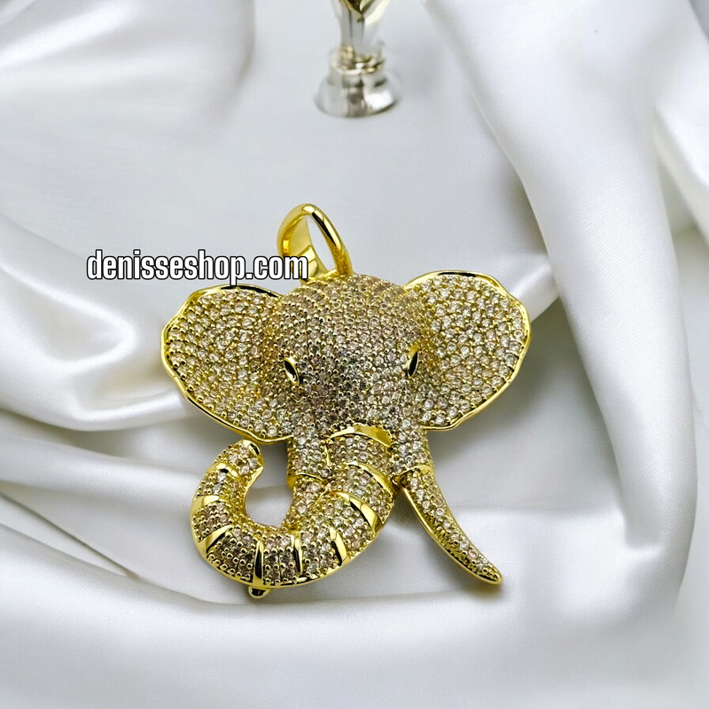 14K FASHION ELEPHANT PENDANT P456