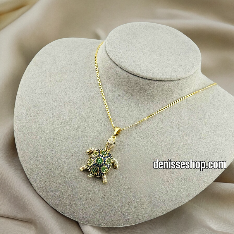 14K TURTLE PENDANT P383