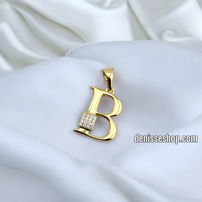 14K FASHION LARGE LETTER PENDANT P645