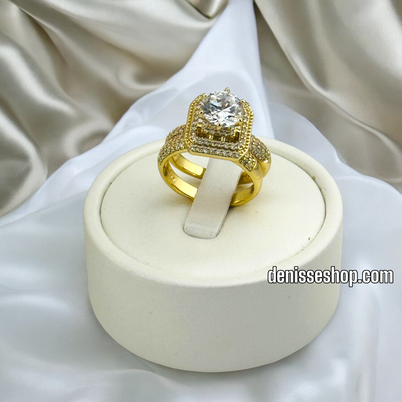 14K DOUBLE WEDDING RING RG240