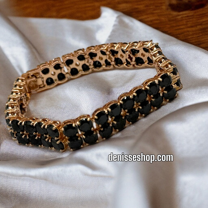 18K BLACK BRACELET BR275