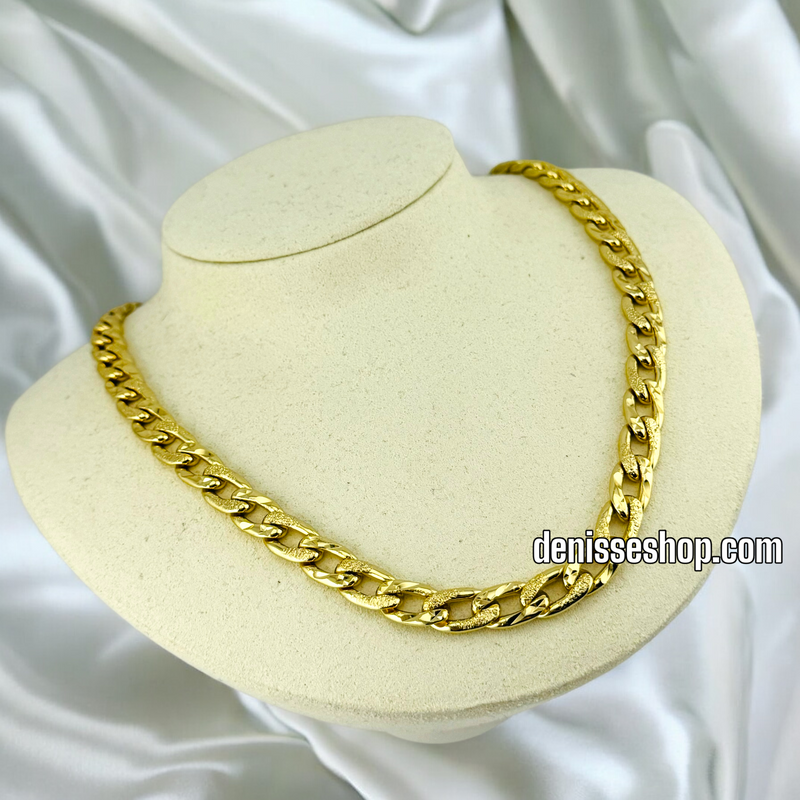 14K CUBAN DIAMOND UNISEX CHAIN 10MM 20” CH02