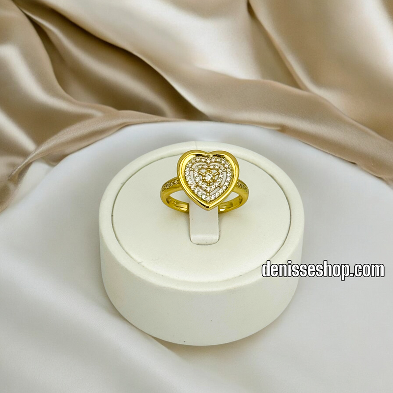 14K WOMEN HEART RING RG301