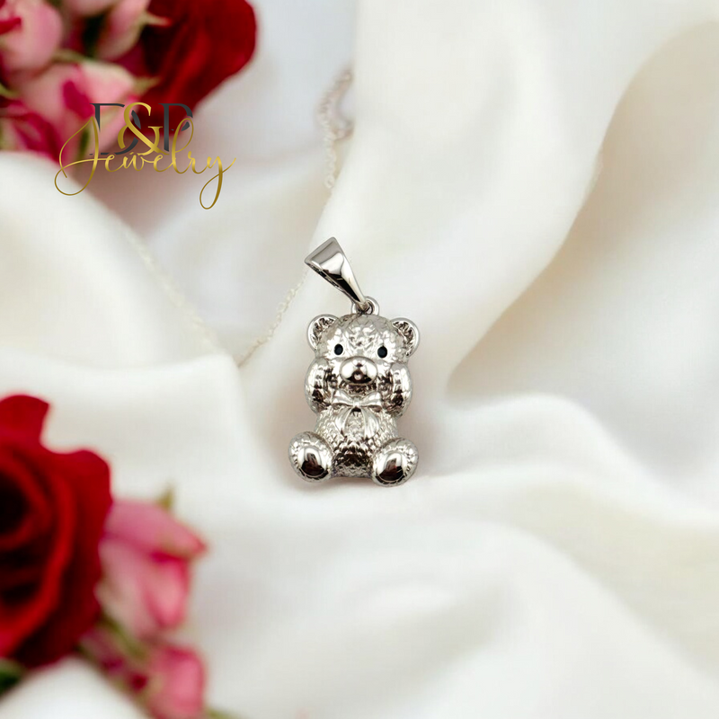 SILVER BEAR PENDANT P798