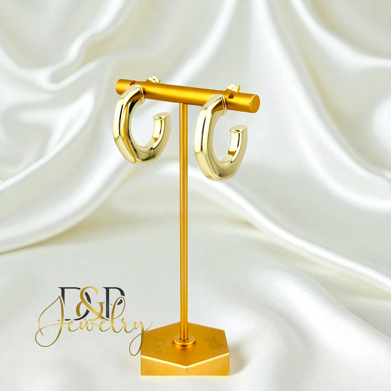 14K  CHUNKY/SLIM DESIGN STUD EARRING E929