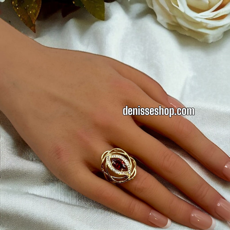 14K RED RING RG118