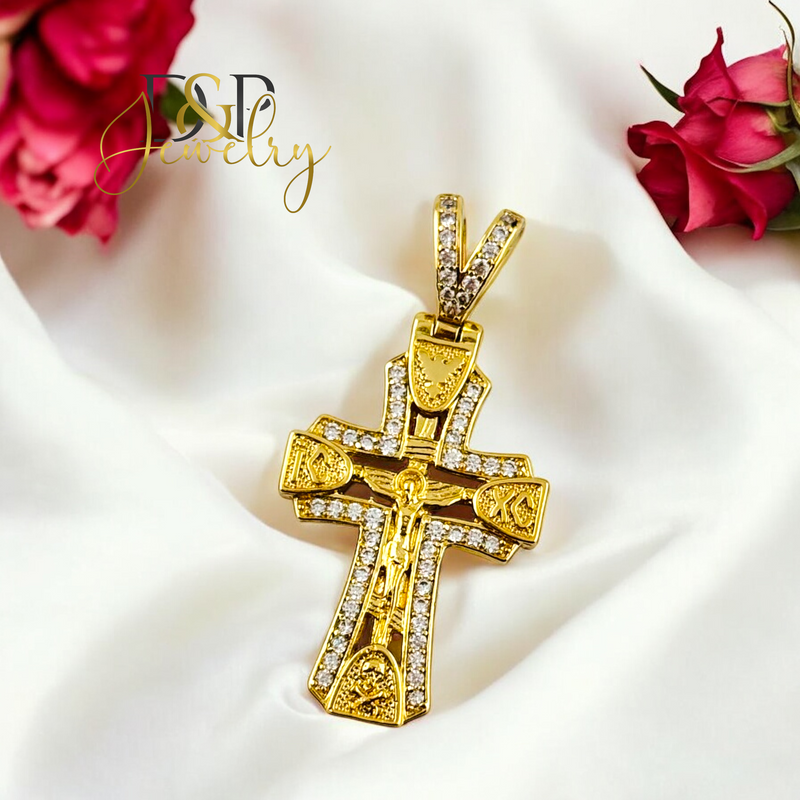 14K CRUCIFIX PENDANT P845
