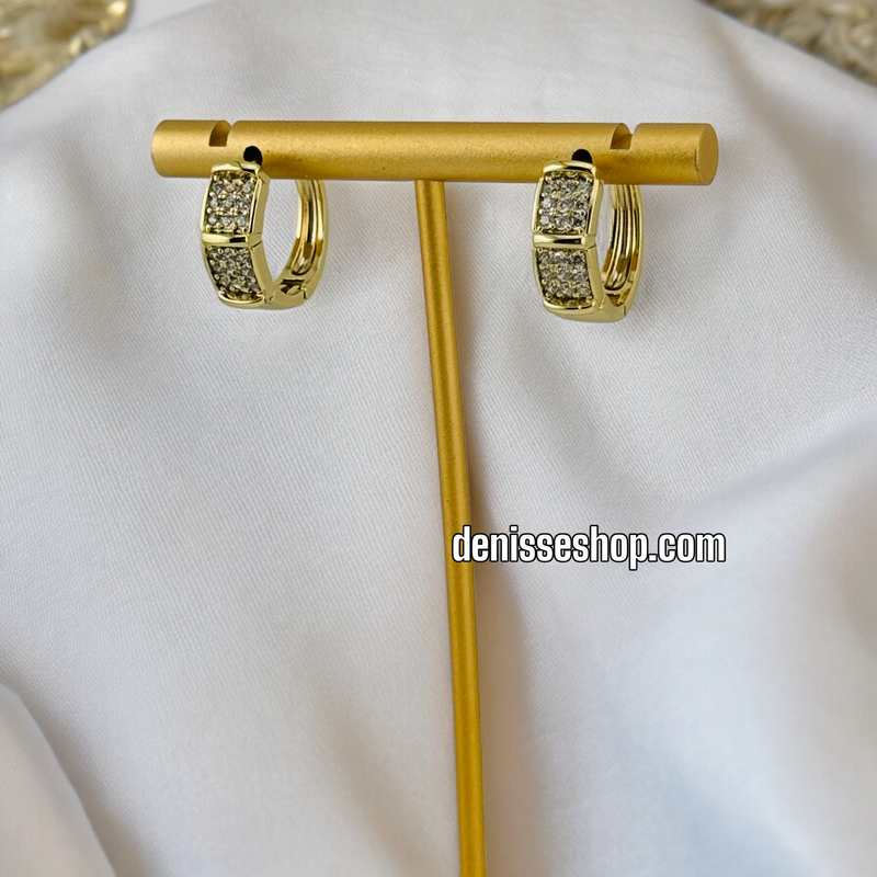 14K GOLD HOOPS HP399