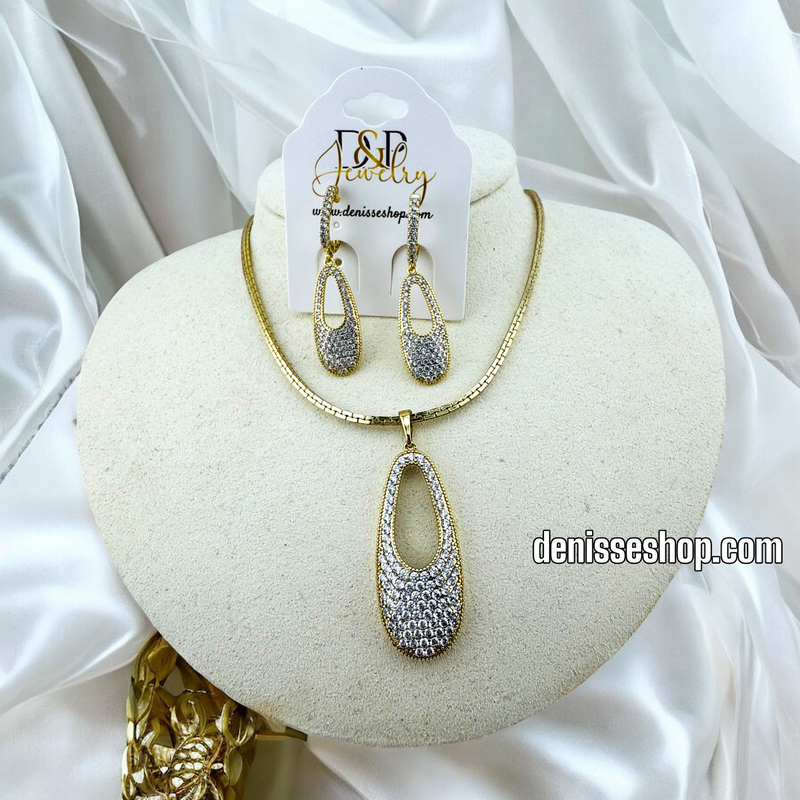 14K WOMAN/ BALLERINA NECKLACE SET N160