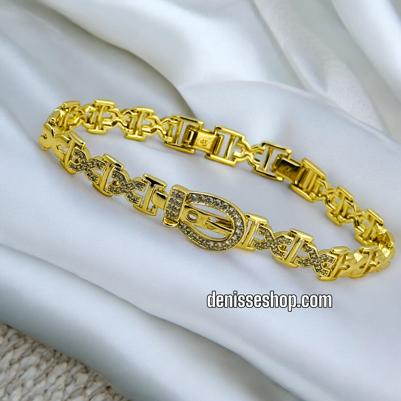 14K FASHION GOLD BRACELET BR449