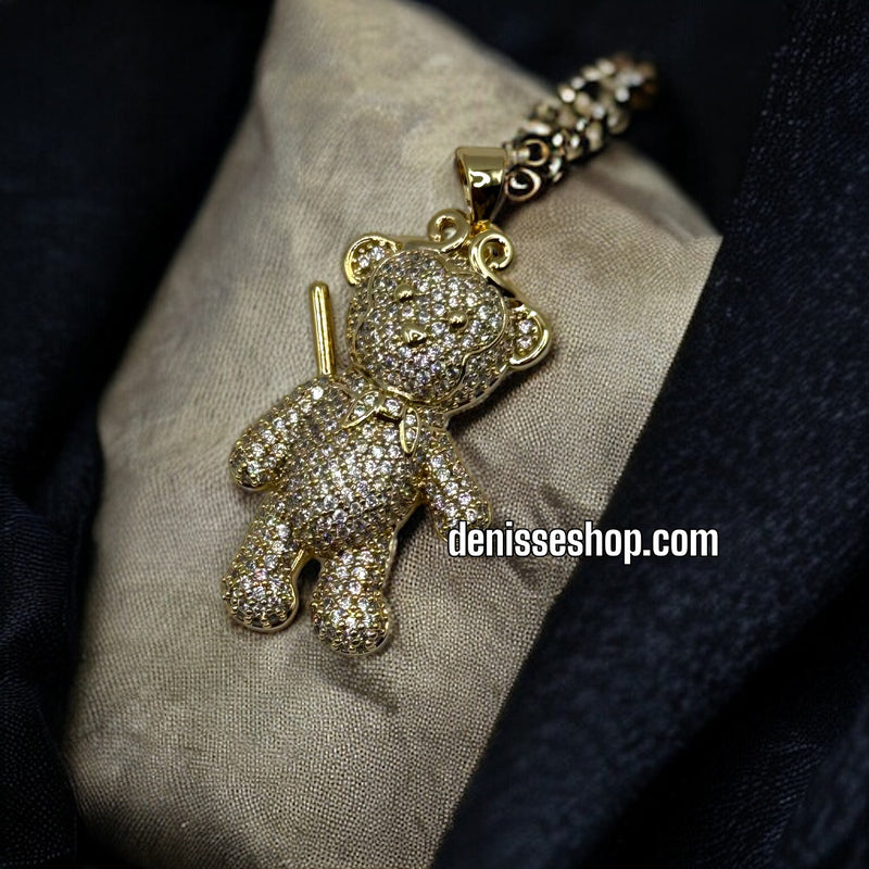 14K BEAR PENDANT P237 (CHAIN NOT INCLUDED)