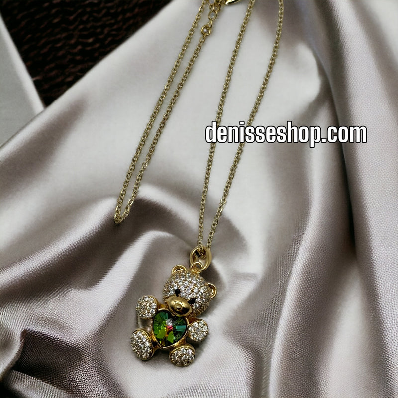 14K BEAR NECKLACE P256