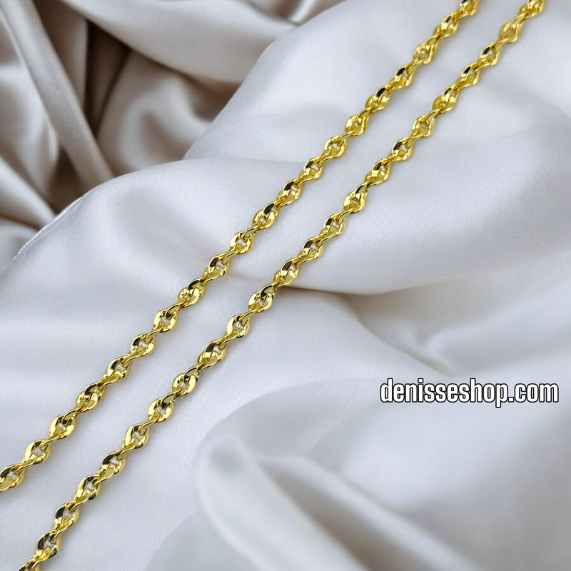 14K WOMEN/MEDIUM LINK CHAIN NECKLACE 20” CH033