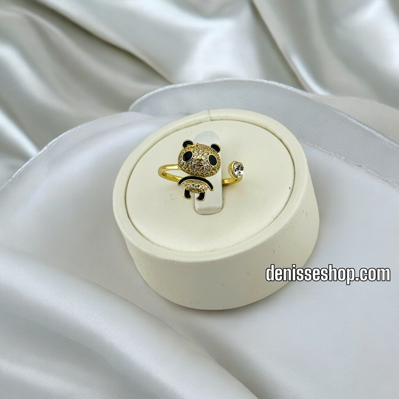 14K WOMEN/GIRL PANDA ADJUSTABLE RING RG277