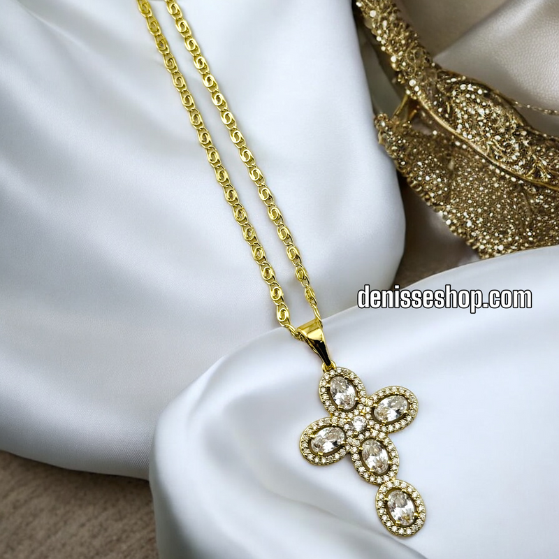 14K FASHION  CROSS PENDANT P469