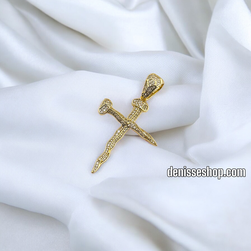 14K WOMEN/MEN CROSS CHARM P620