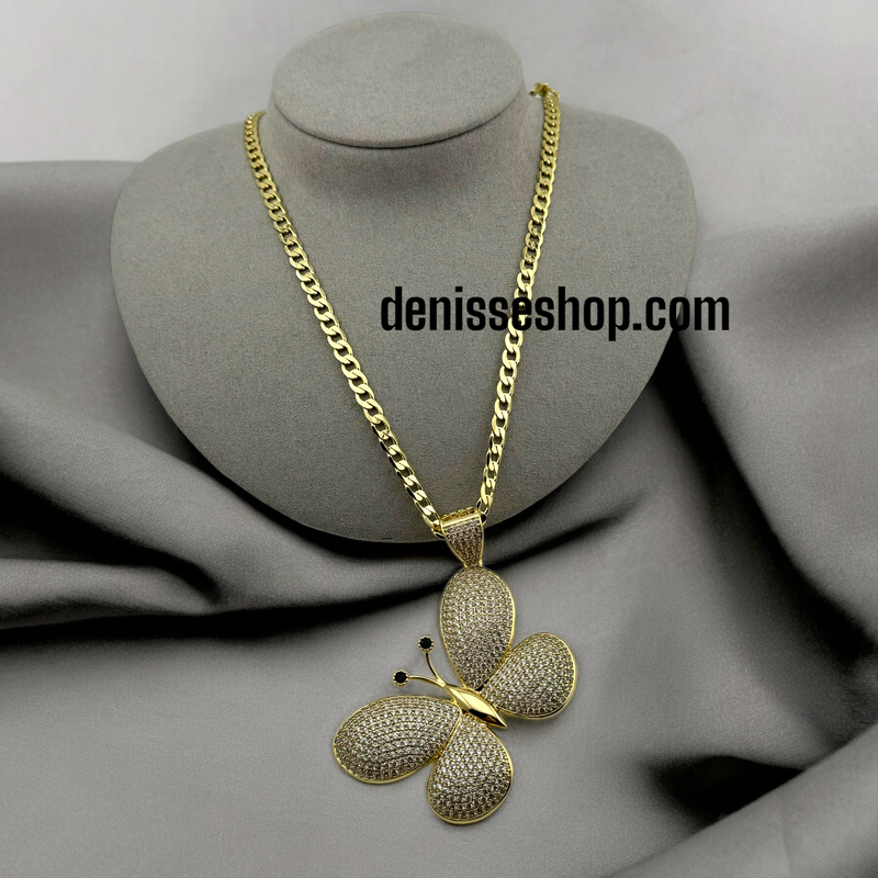 14K BUTTERFLY NECKLACE 20&