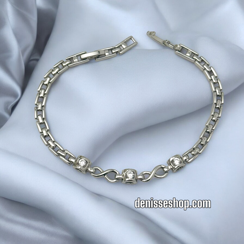 SILVER INFINITY BRACELET BR624