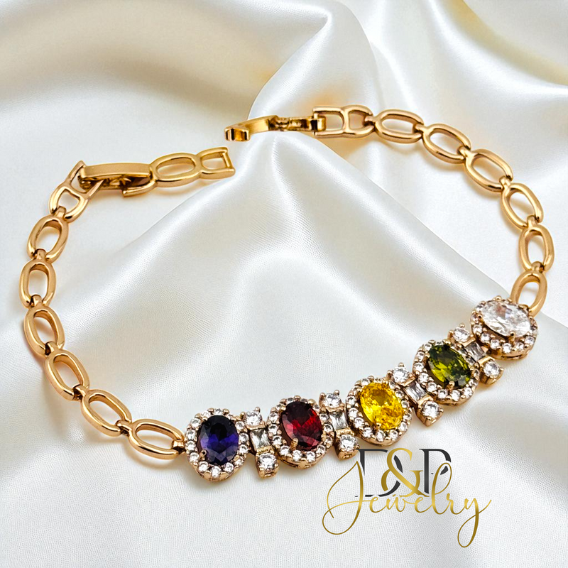 18K MULTICOLOR BRACELET BR824