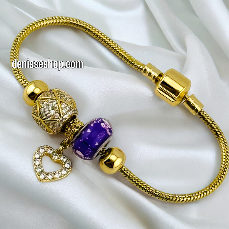 14K PURPLE PANDORA BR516