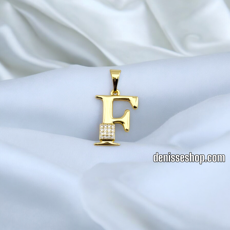 14K FASHION LARGE LETTER PENDANT P645