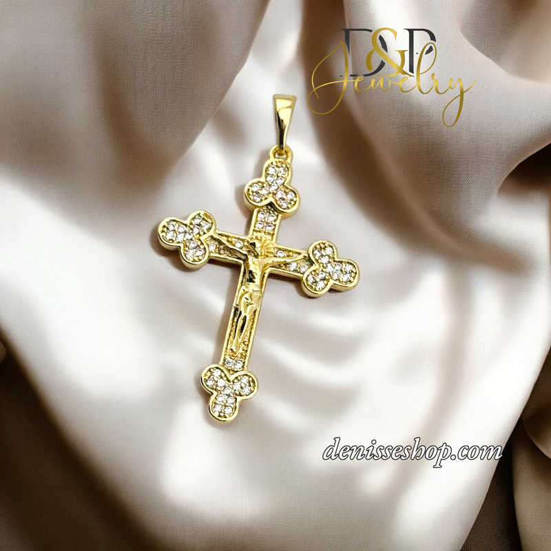 14K CROSS PENDANT P700