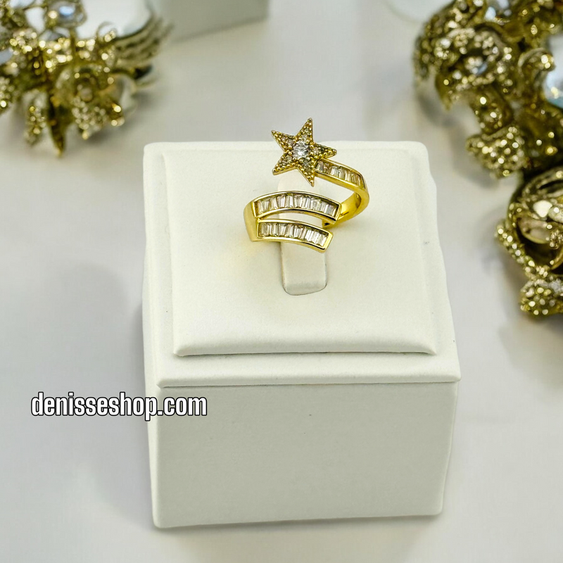 14K STAR ADJUSTABLE  RING RG227