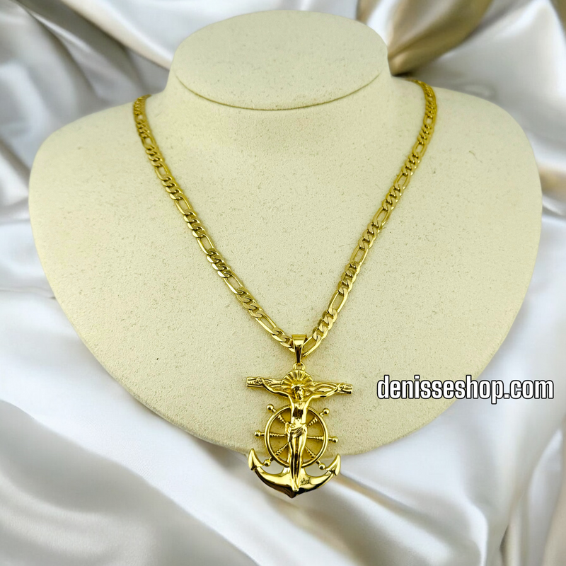 14K ANKER CHRIST PENDANT P451