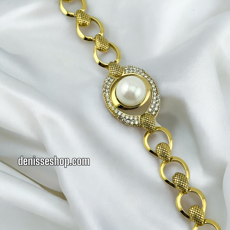 14K PEARL BRACELET BR444