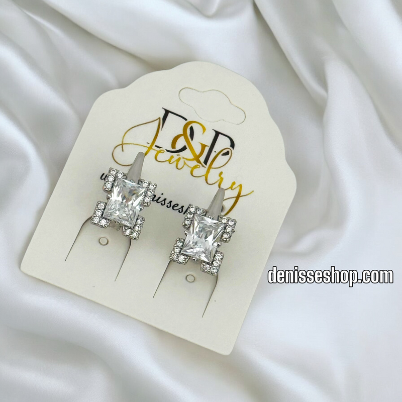 ELEGANT SILVER EARRINGS E782