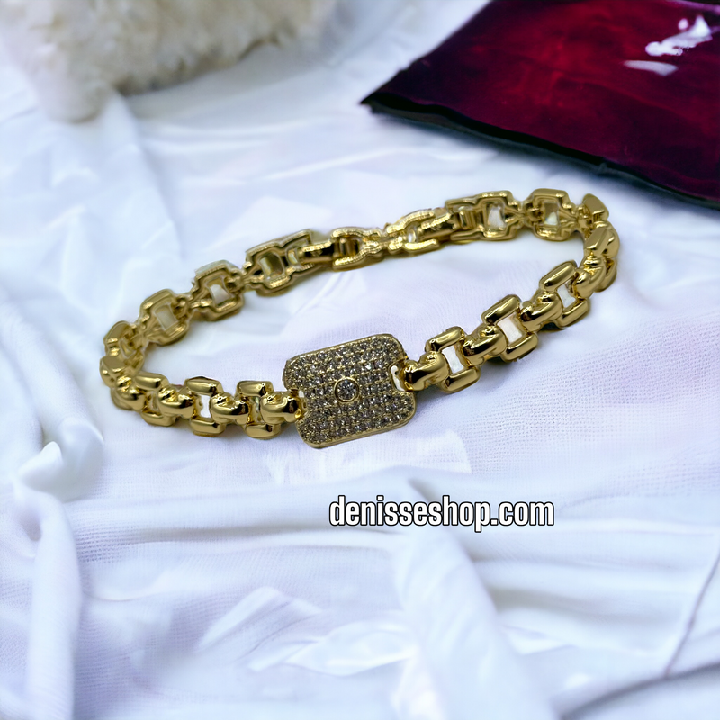 14K GOLD BRACELET BR296