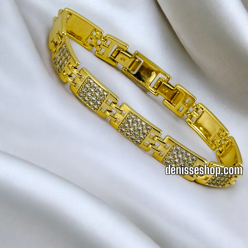 14K /WOMAN BLING LINK BRACELET BR591