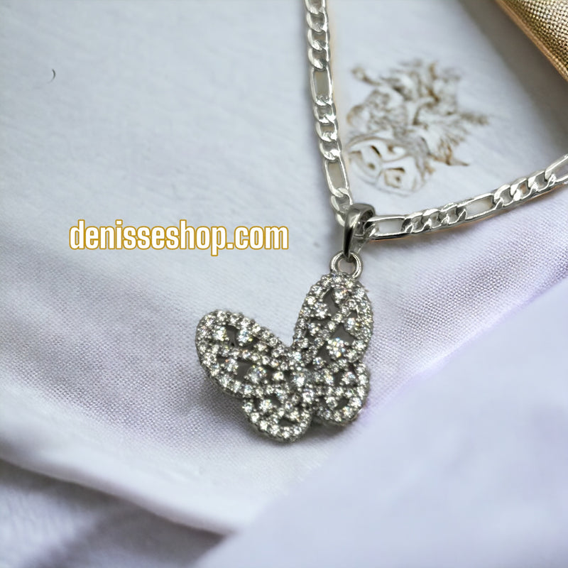 SILVER BUTTERFLY PENDANT P170