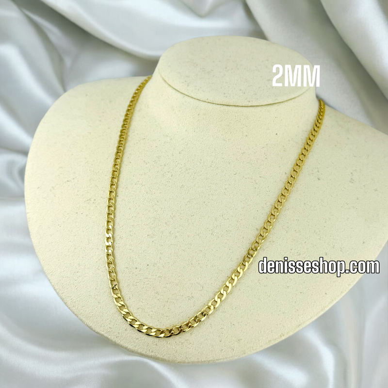 14K CUBAN CHAIN 2MM CH03