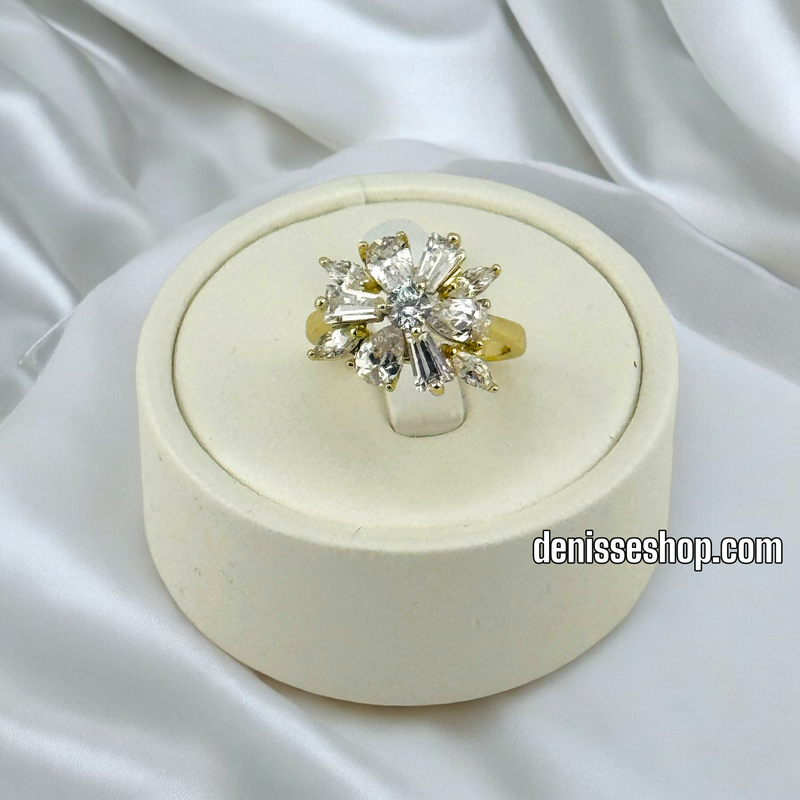 14K RING FLOWERS RING RG273