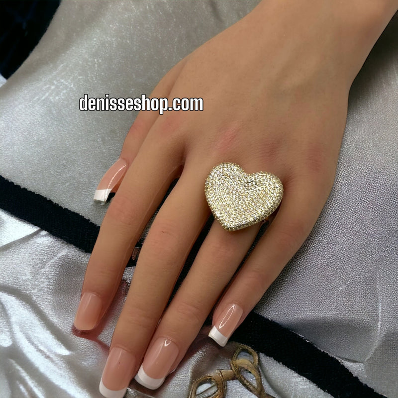 14K Heart Ring RG117