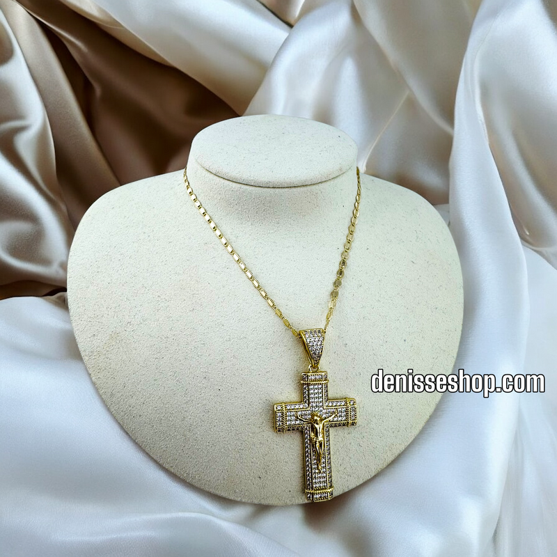 14K / WOMAN CROSS PENDANT P599