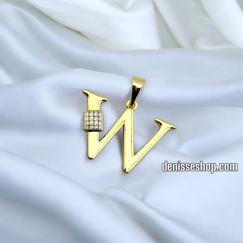 14K FASHION LARGE LETTER PENDANT P645