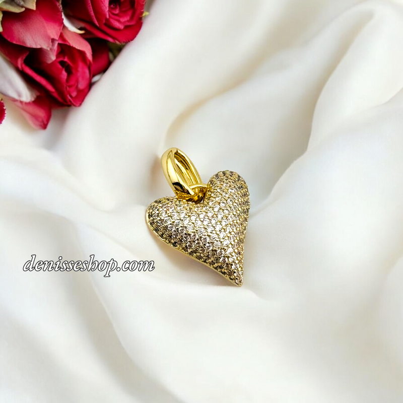 14K WOMEN/GIRL HEART PENDANT P681