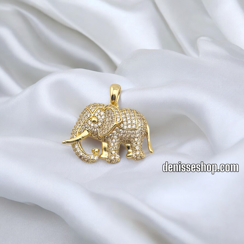 14K WOMEN MEDIUM SIZE ELEPHANT PENDANT P648