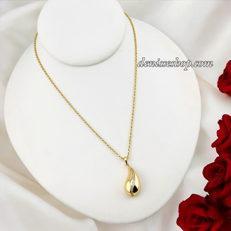 14K WOMEN DROP PENDANT P689