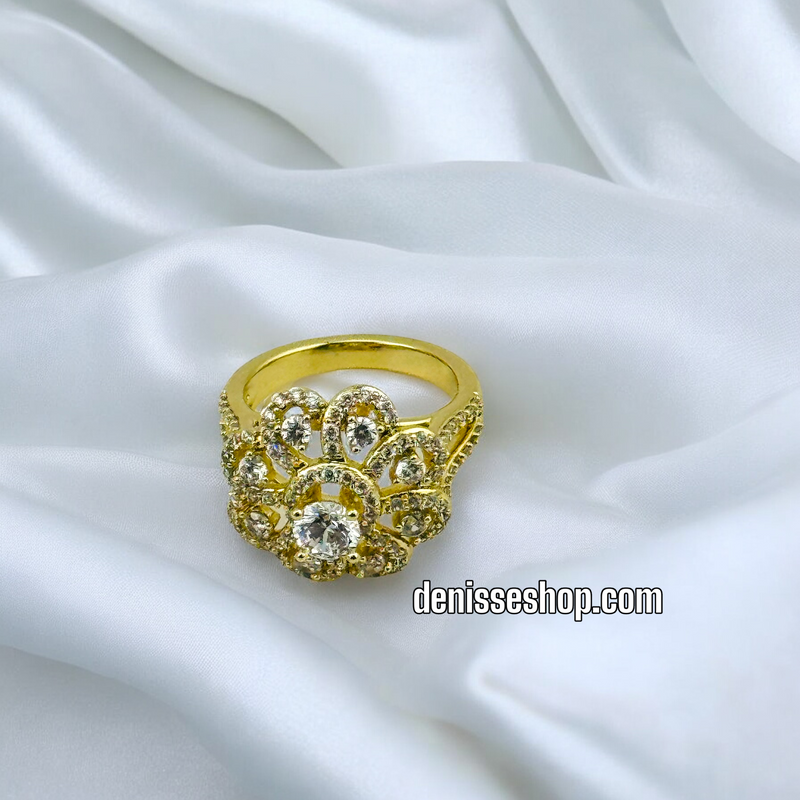 14K FLOWER RING RG202