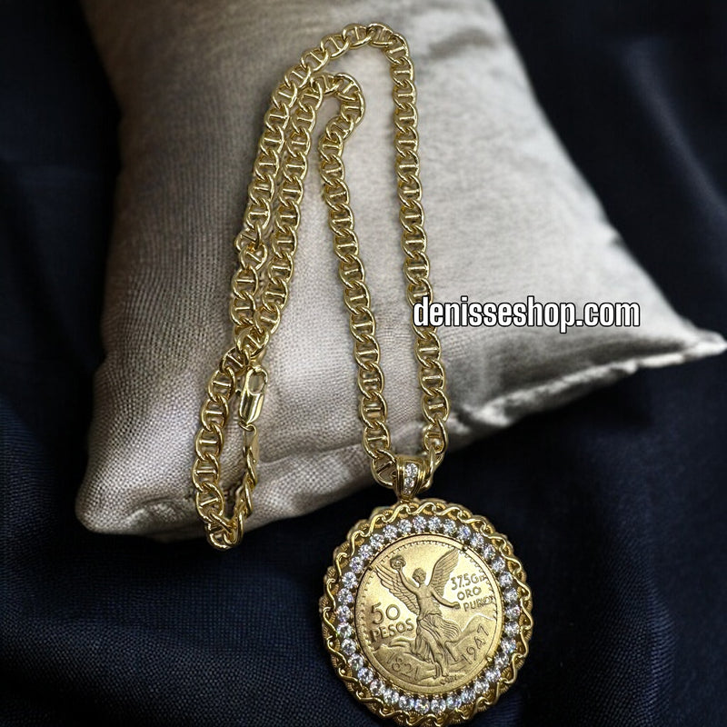 14K CENTENARY MEN PENDANT P247 (CHAIN NOT INCLUDED)