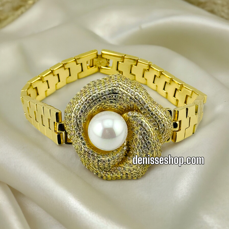 14K FLOWER FASHION BRACELET BR399